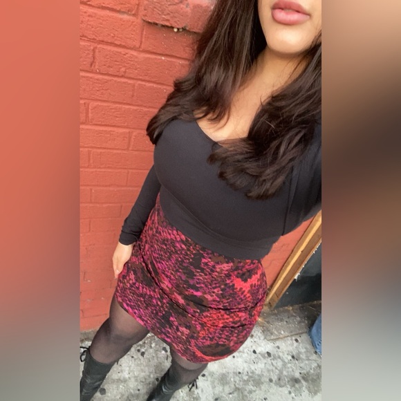 Snake Print Mini Dress - Picture 2 of 8